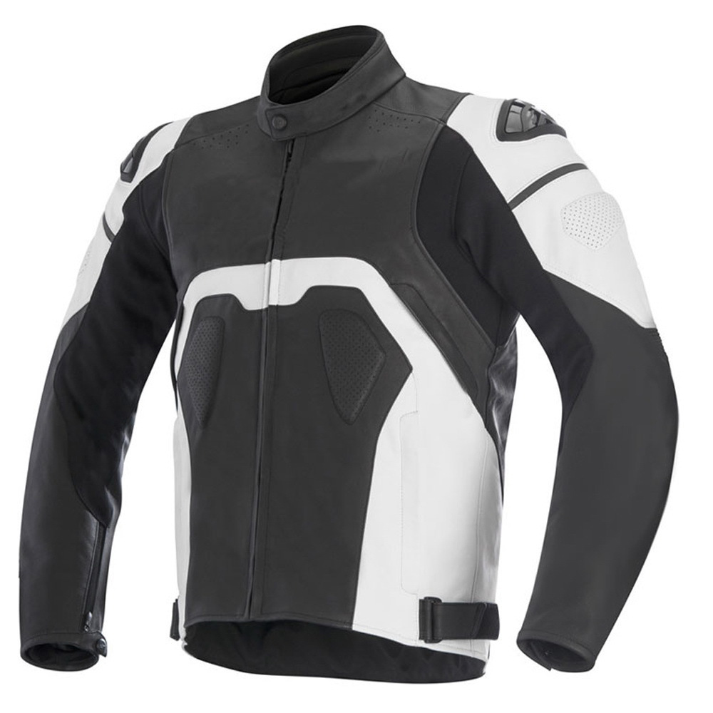 Customize Men's Motorbike Leather Jacket - view 5