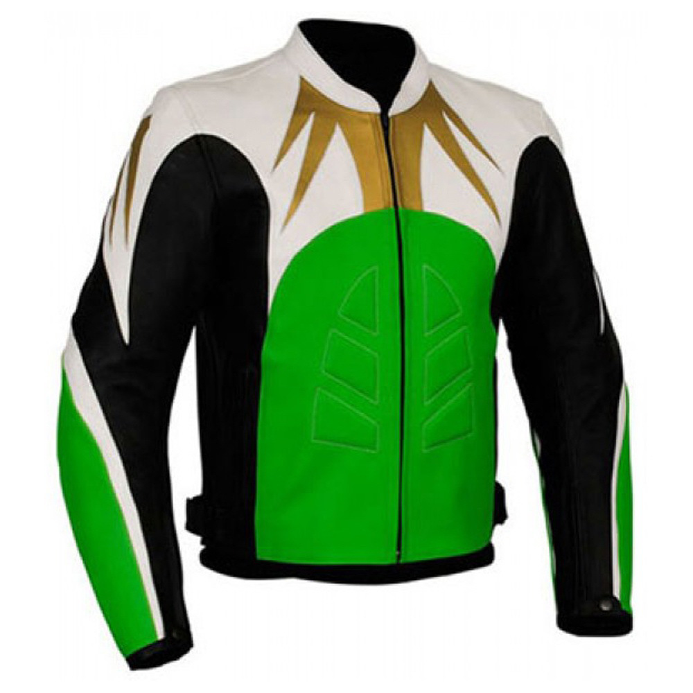Customize Men's Motorbike Leather Jacket - view 9