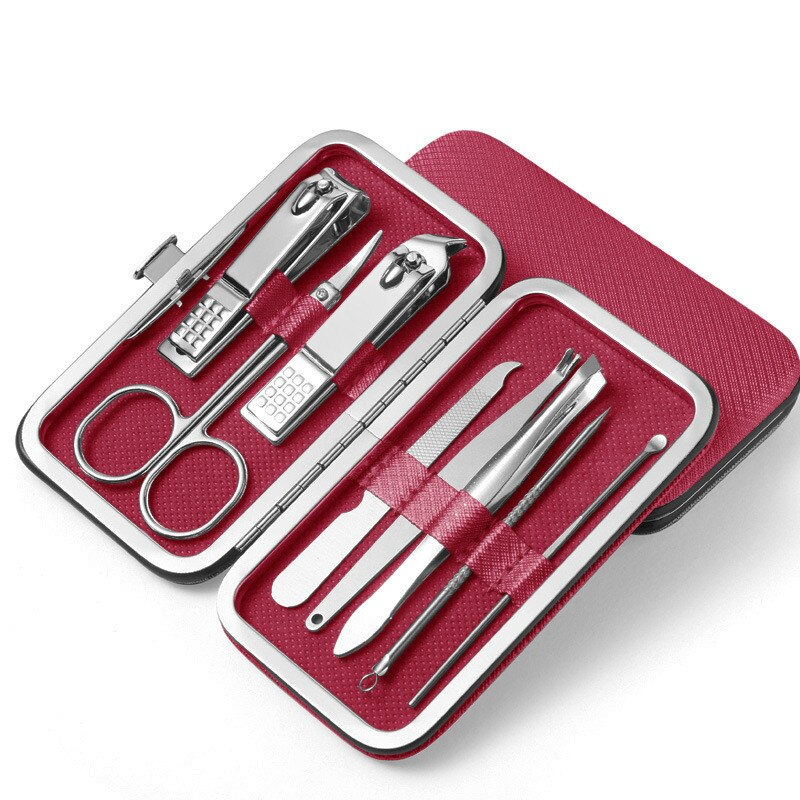 8Pcs/Set Multifunction Nail Clippers Set Stainless Steel Pedicure Manicure Set Nail Art Tools - view 2