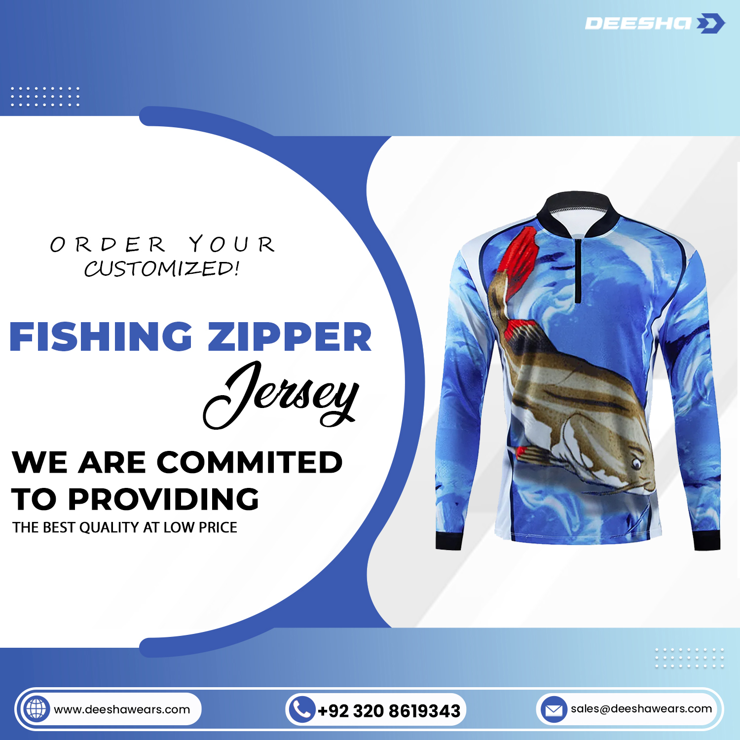 Sublimation Full Sleeve Fishing Hoodies Lisle - view 6