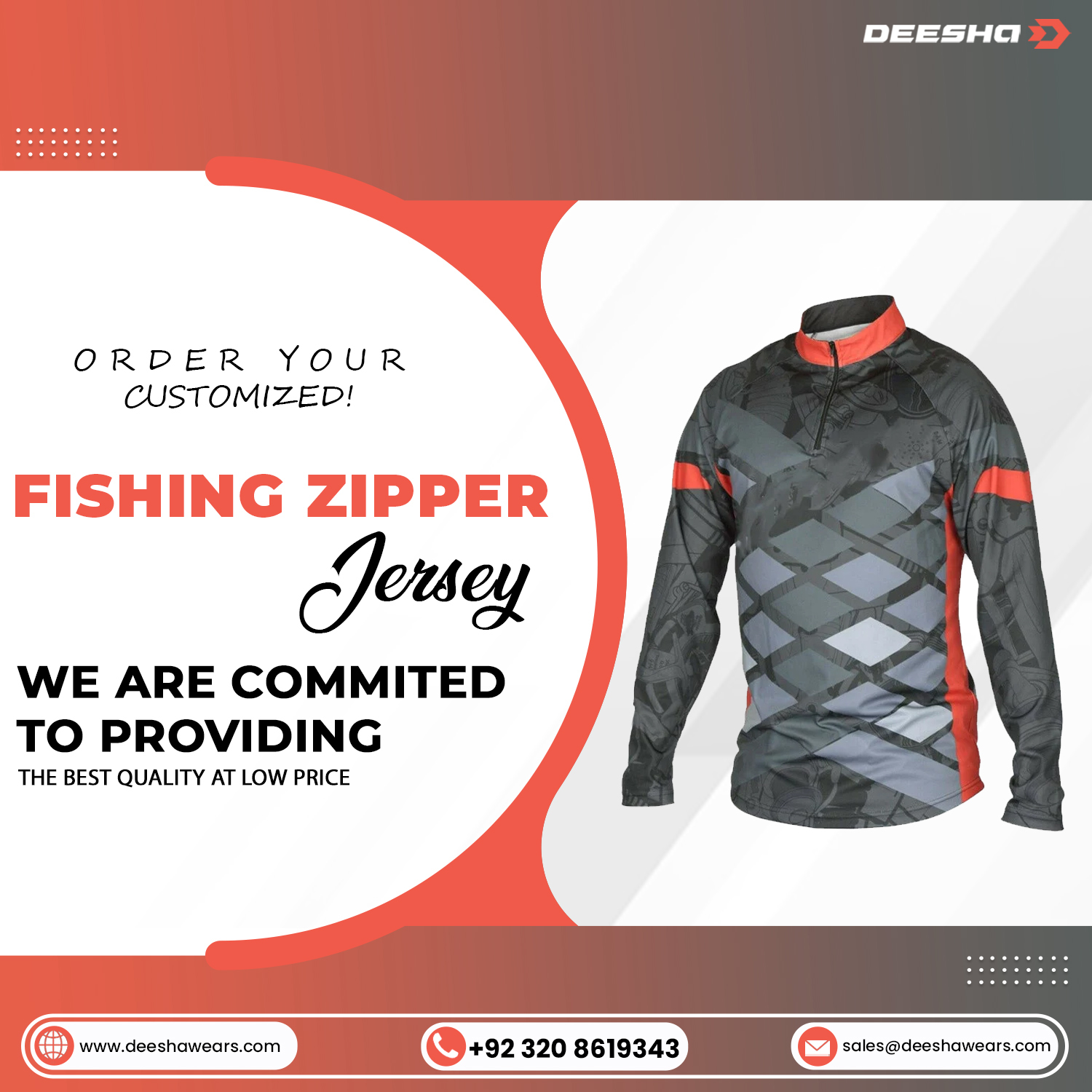 Sublimation Full Sleeve Fishing Hoodies Lisle - view 7