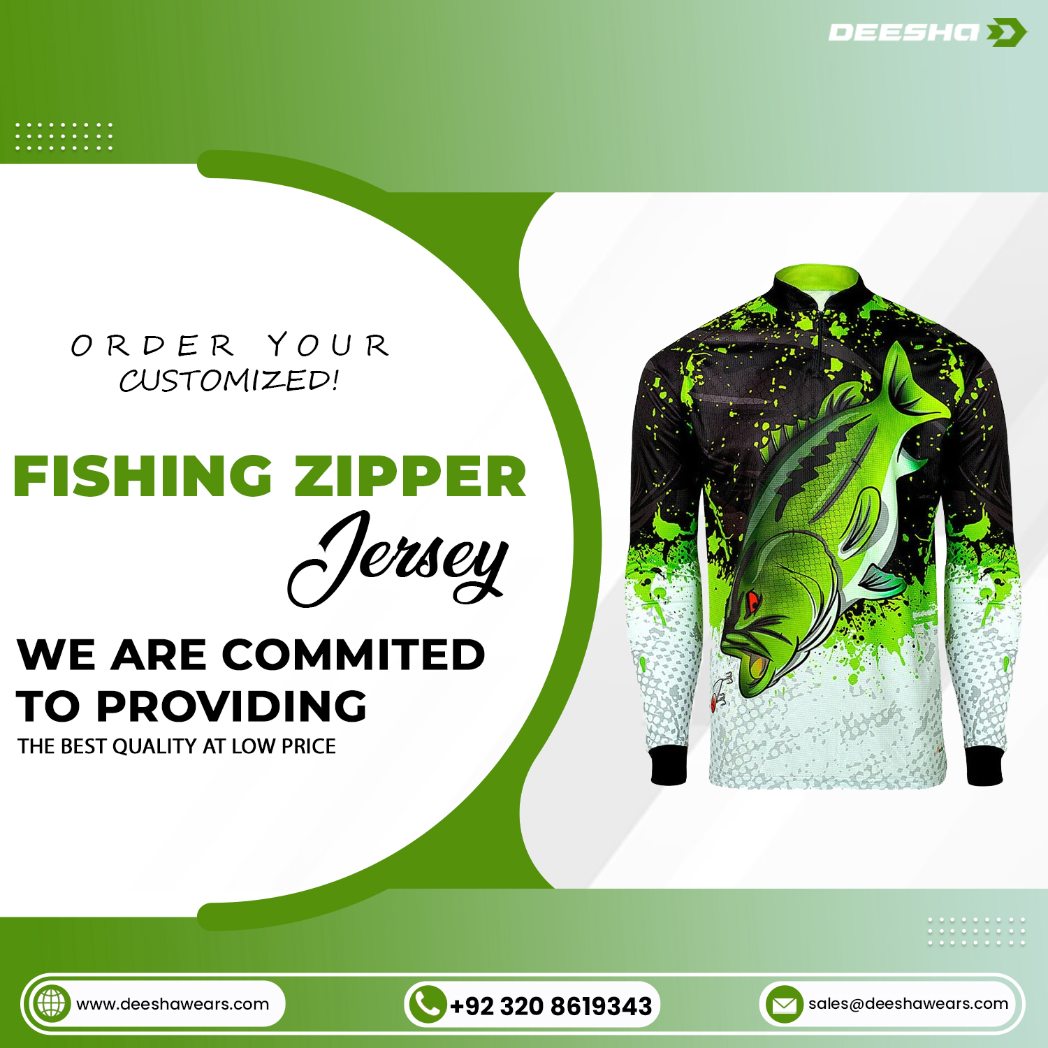 Sublimation Full Sleeve Fishing Hoodies Lisle - view 8