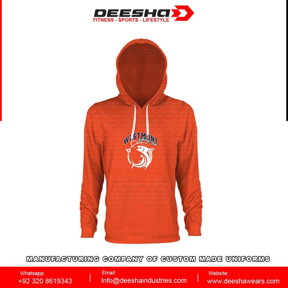 Sublimation Full Sleeve Fishing Hoodies Wistmont