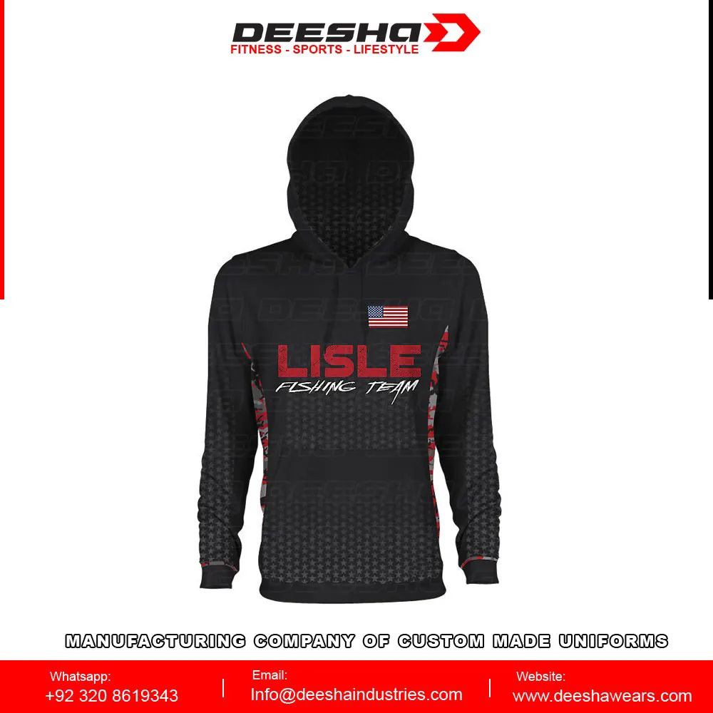 Sublimation Full Sleeve Fishing Hoodies Wistmont