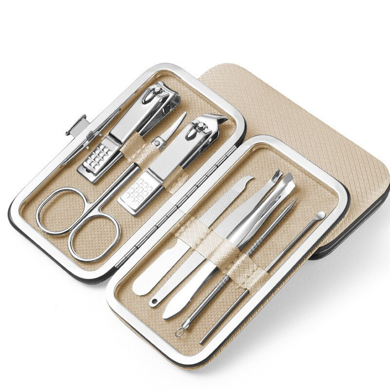 8Pcs/Set Multifunction Nail Clippers Set Stainless Steel Pedicure Manicure Set Nail Art Tools - view 4