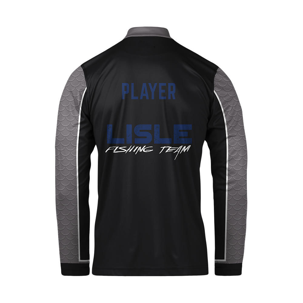 Custom Long Sleeve Cadet Zip Fishing Jersey Fishing - view 4
