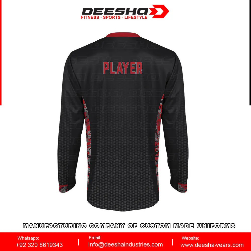 Custom Men's Long Sleeve Fishing Jersey Franlin - view 2