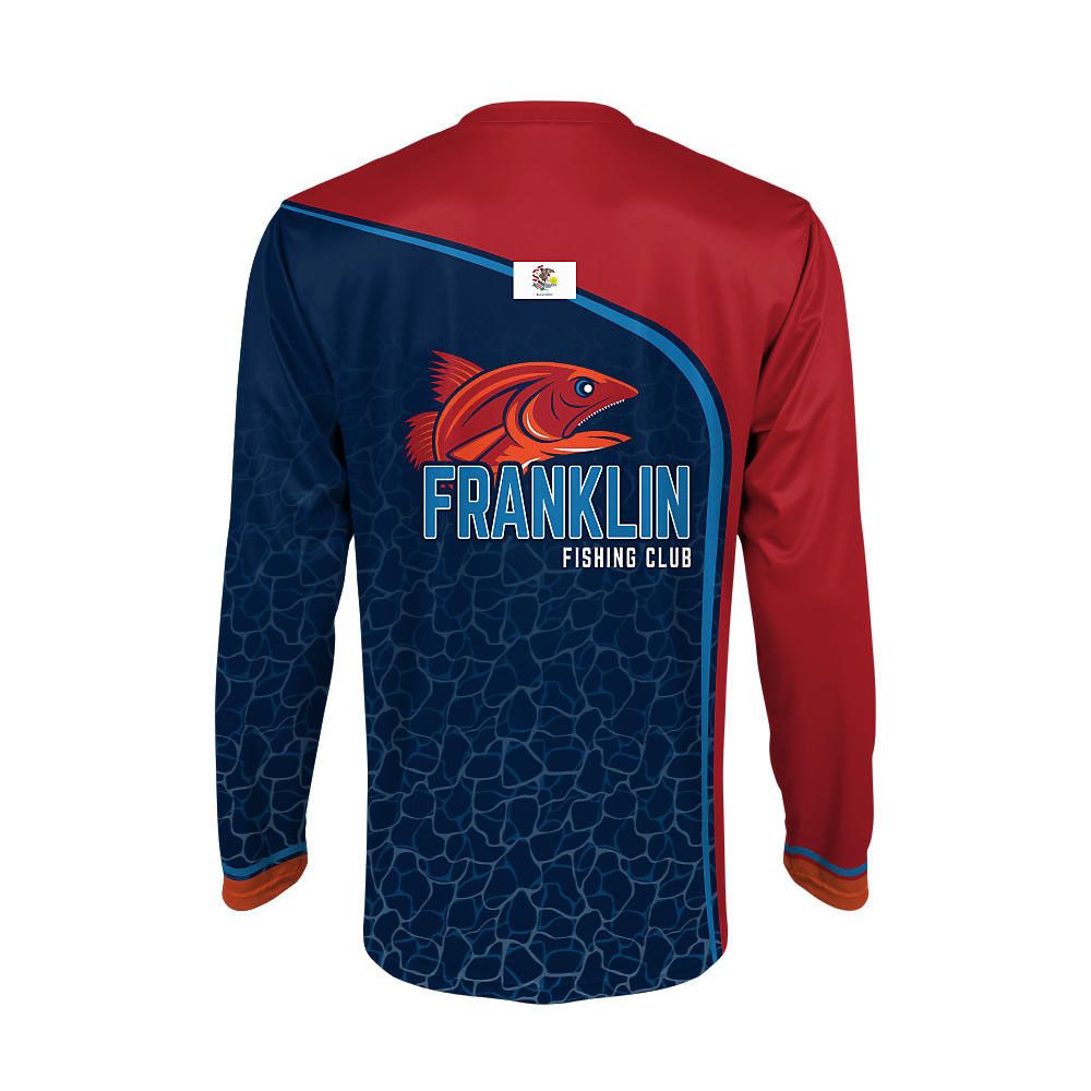 Custom Men's Long Sleeve Fishing Jersey Franlin - view 4