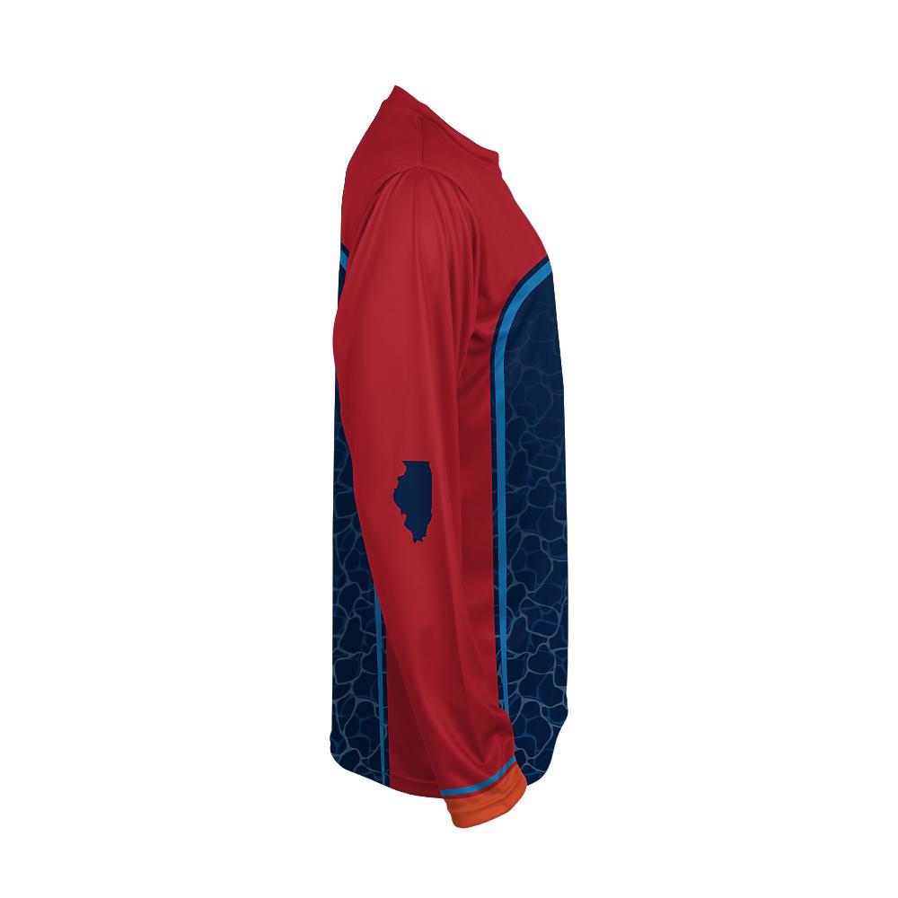 Custom Men's Long Sleeve Fishing Jersey Franlin - view 6