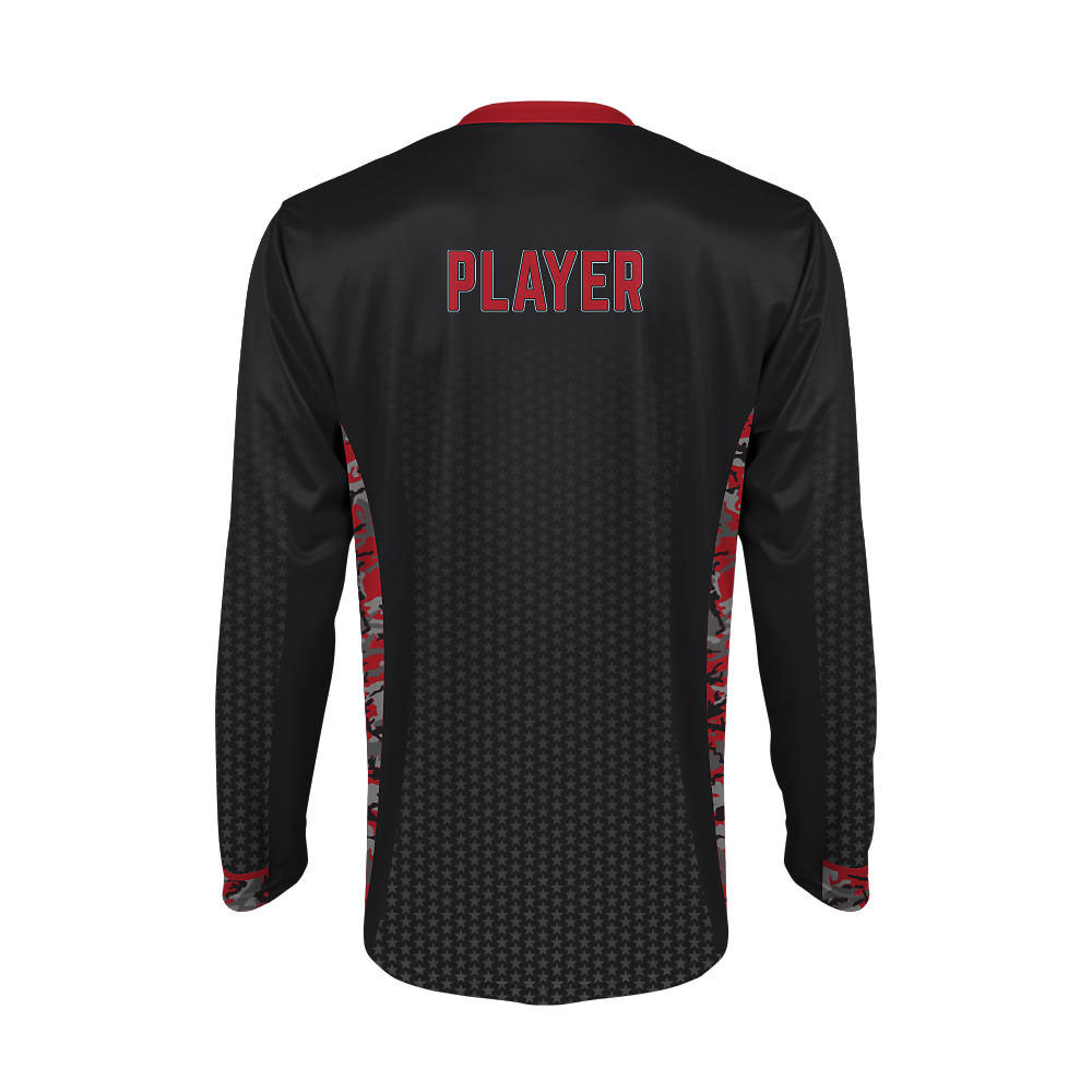 Custom Men's Long Sleeve Fishing Jersey Lisle - view 4