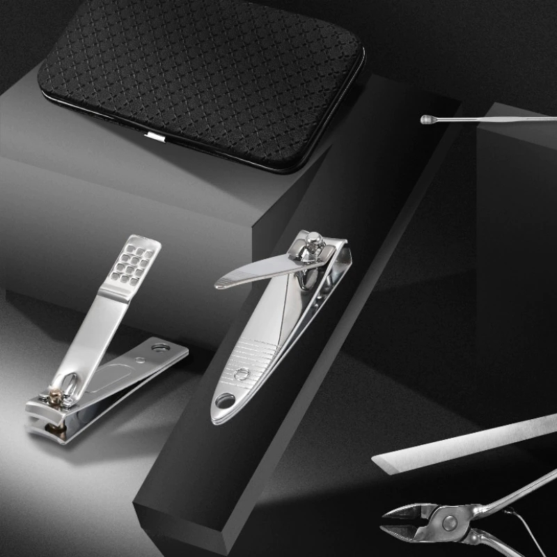19 in 1 Stainless Steel Manicure set Professional Nail clipper Kit of Pedicure Tools Ingrown Trimmer - view 3
