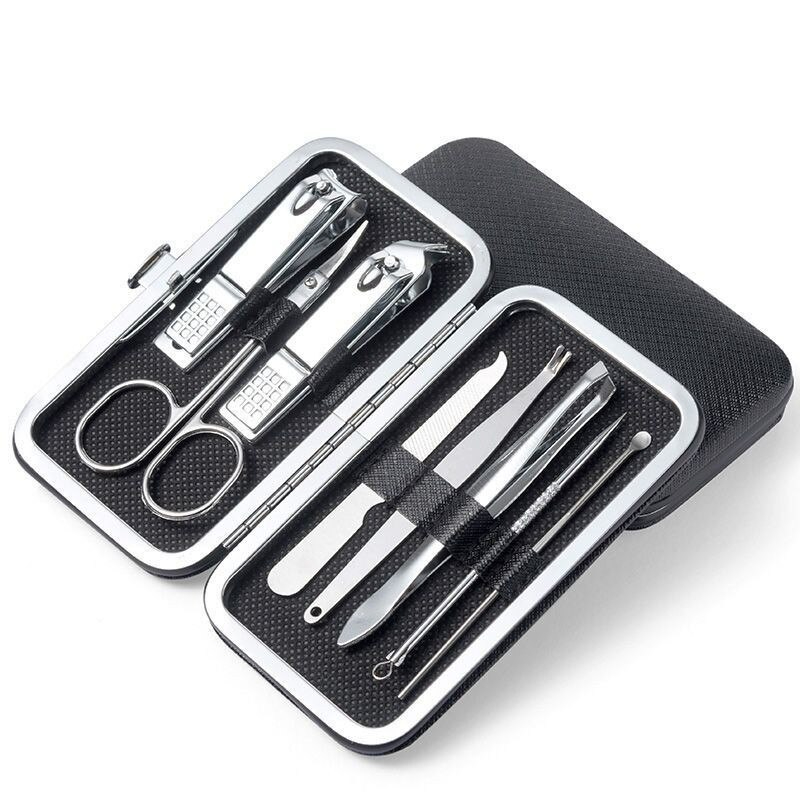 8Pcs/Set Multifunction Nail Clippers Set Stainless Steel Pedicure Manicure Set Nail Art Tools