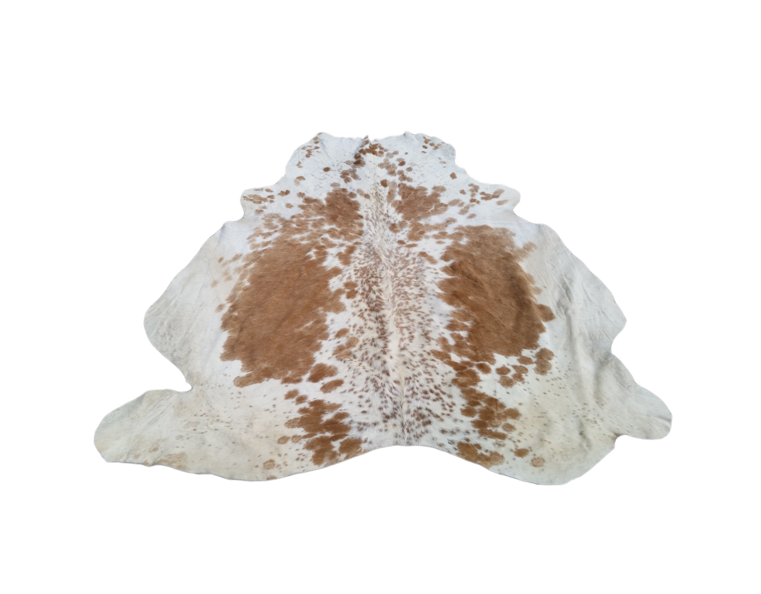 New and Top Quality Tan & White Cowhide upholstery leather for Arm Chair/Leather Chair  - view 4