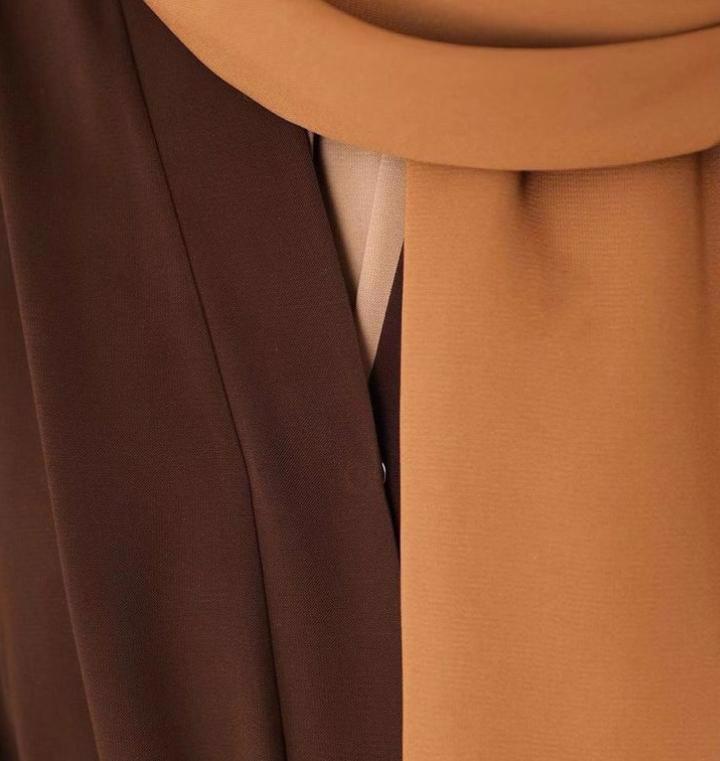 Arabic Long Sleeve Ladies Islamic Clothing Women Modest Solid Color Muslim 1 Piece Abaya For Women's - view 13