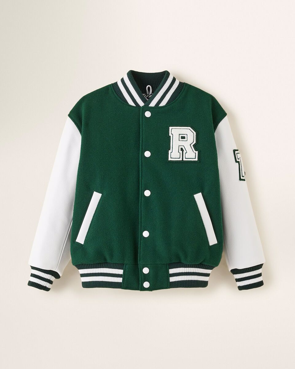Custom Chenille Lettermen Embroidery Patches Custom Logo College Leather Sleeve Wool Varsity Jackets