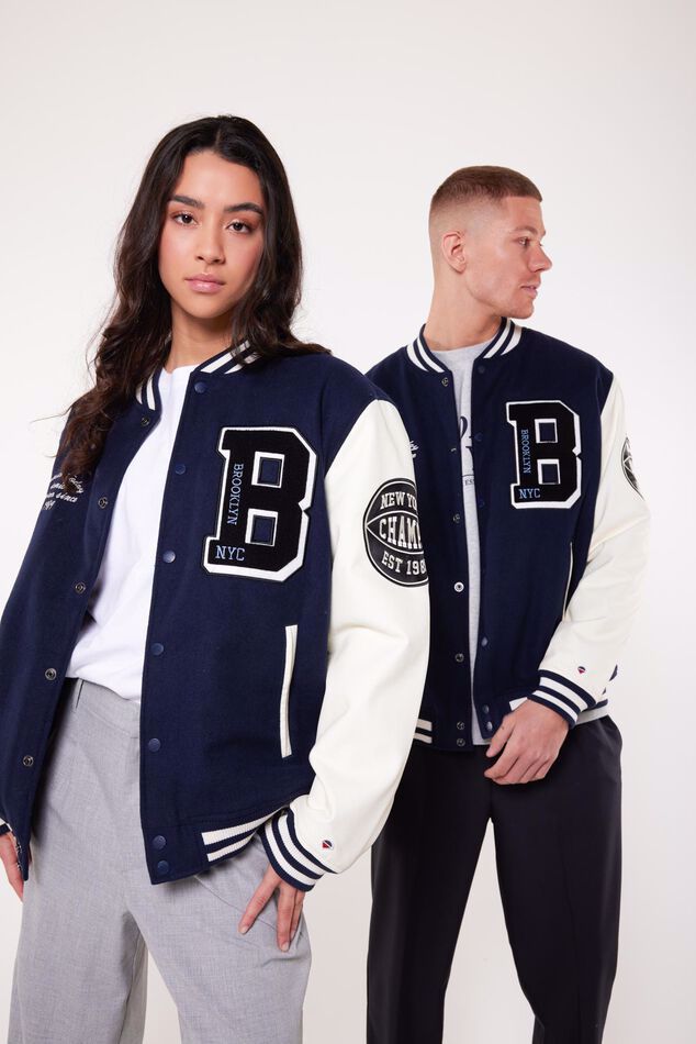 Custom Chenille Lettermen Embroidery Patches Custom Logo College Leather Sleeve Wool Varsity Jackets - view 2