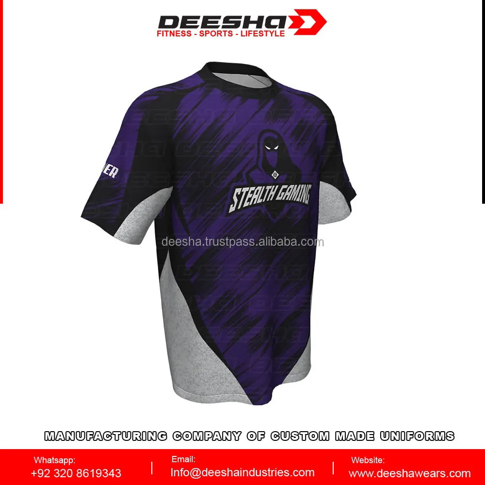 Esports Short Sleeve Jersey Stealth 