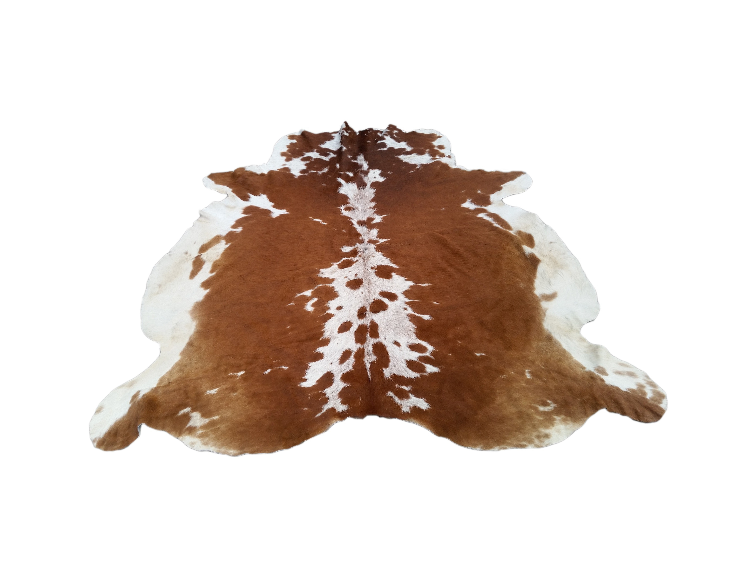New and Top Quality Tan & White Cowhide upholstery leather for Arm Chair/Leather Chair  - view 8