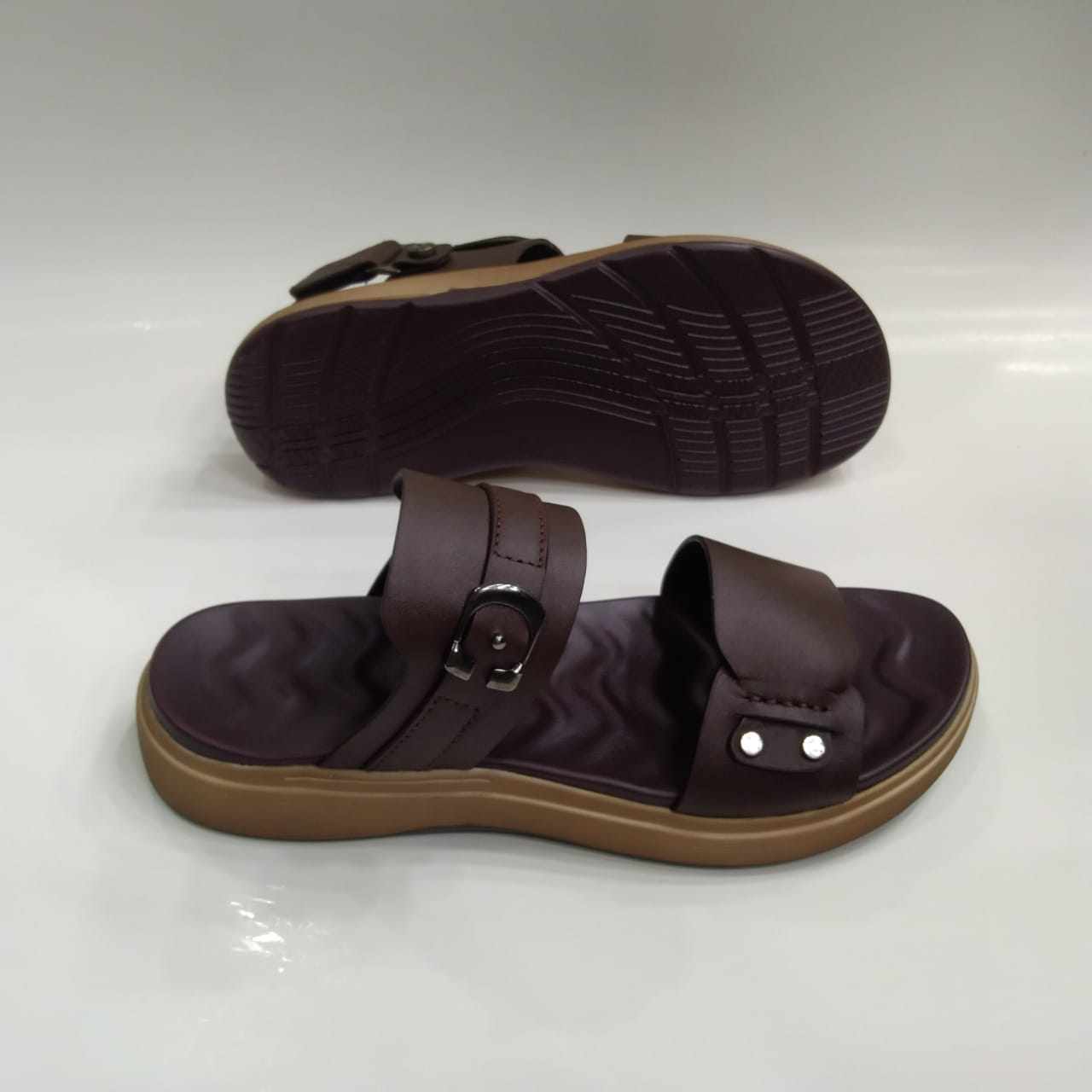 Men's leather Sandals Comfort Shoes Slingback Sandals - view 4