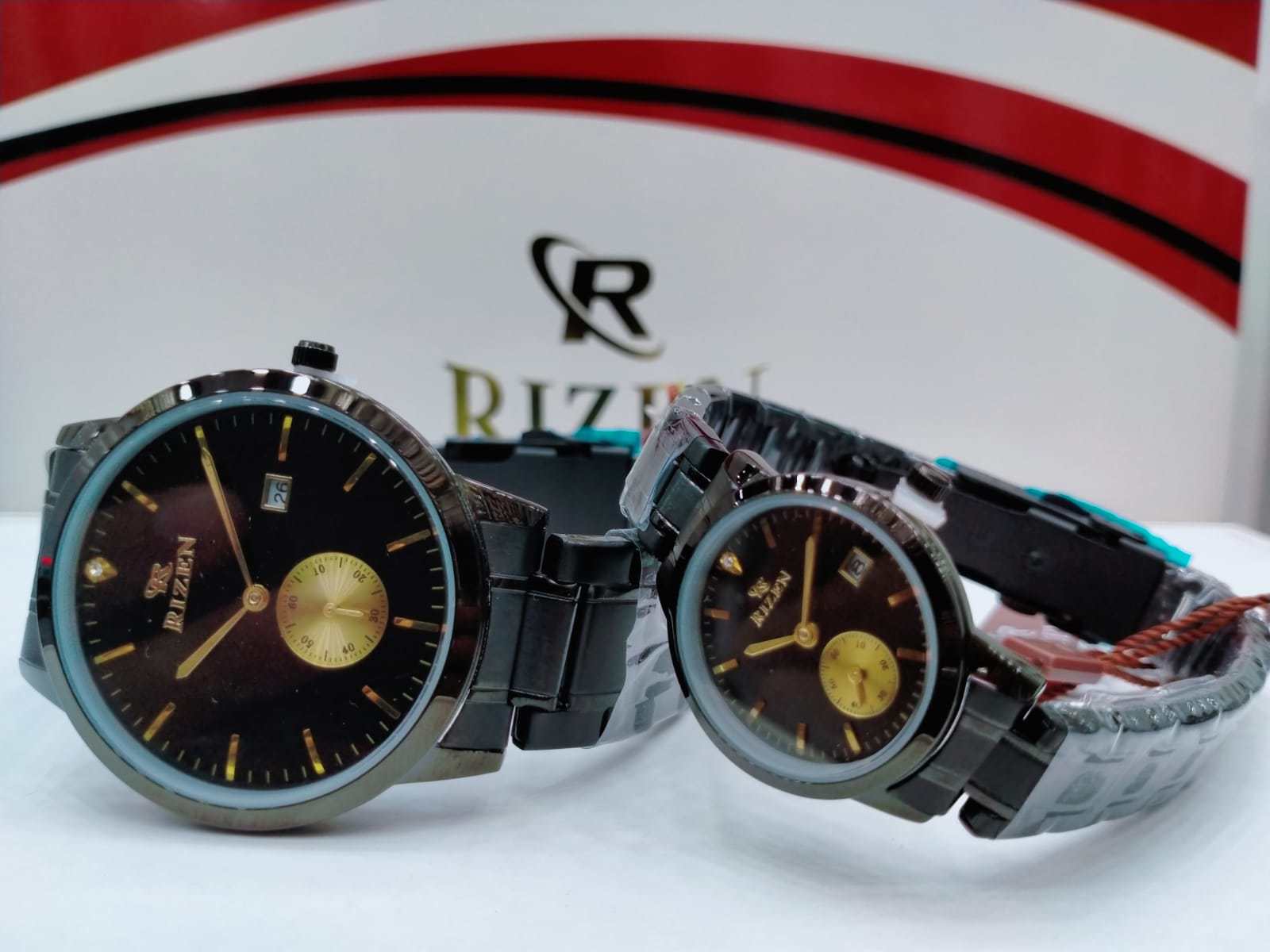Rizen Luxury Cupel Watch Down Second
