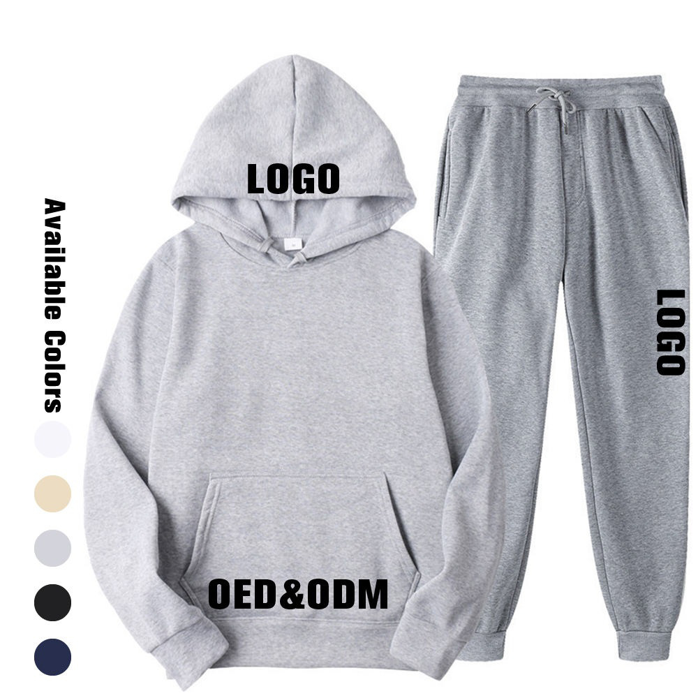 New Custom sweatpants and hoodie set jogger set jogging suits  custom tracksuits for men vendor