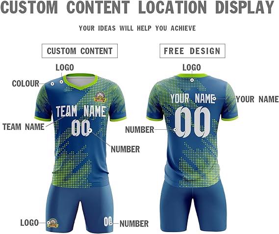Personalized Soccer Shirts and shorts
