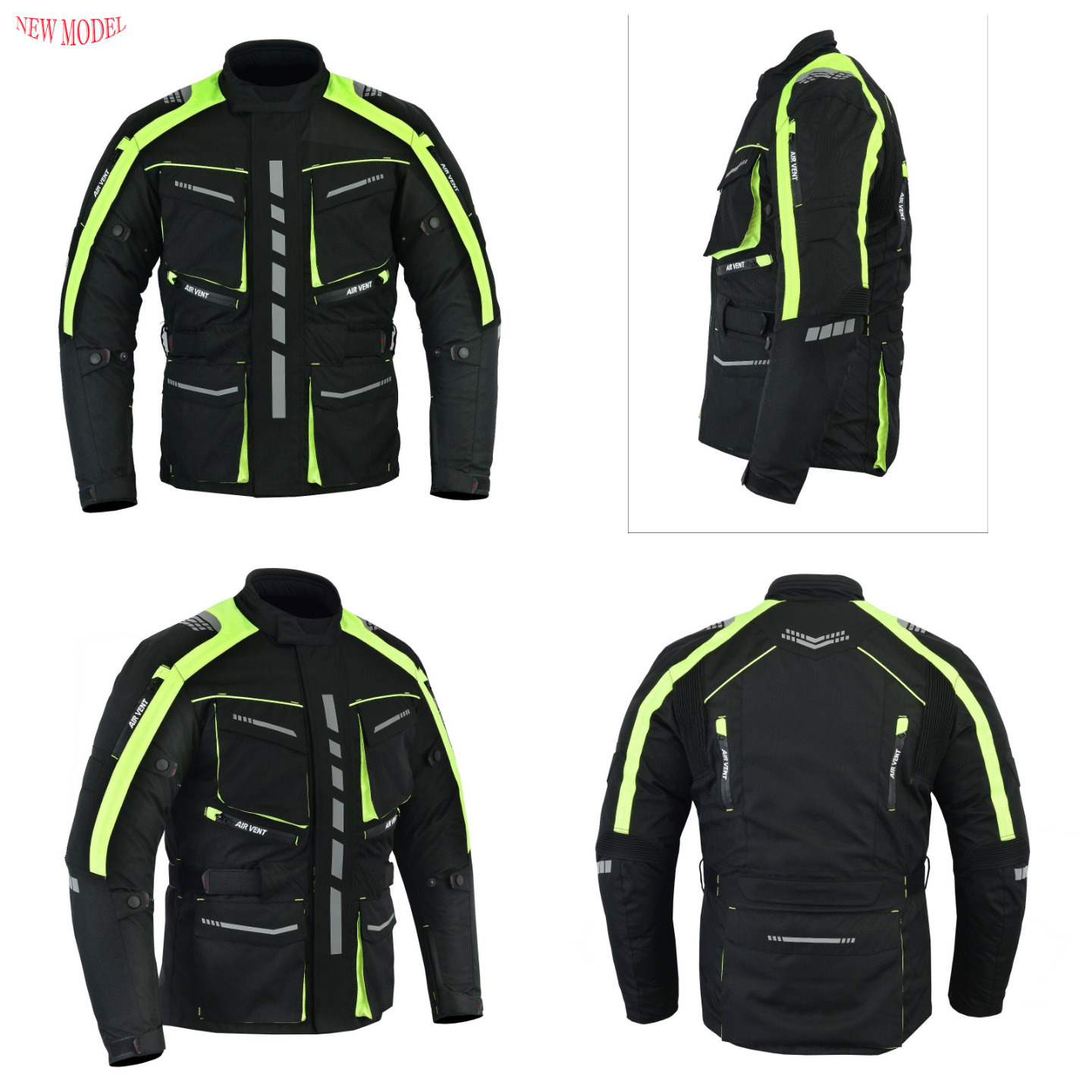 motor bike cardura jacket - view 5