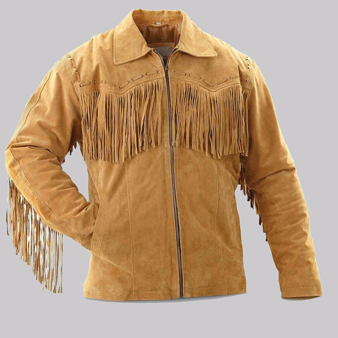 Cowboy High Quality Suede Leather Jacket