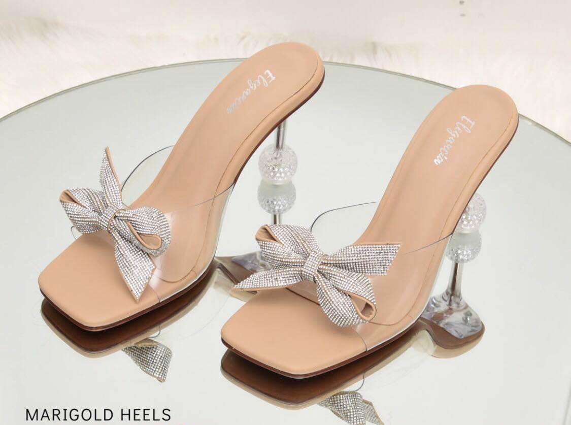 High Heels Fashionable Tansparent Sandals