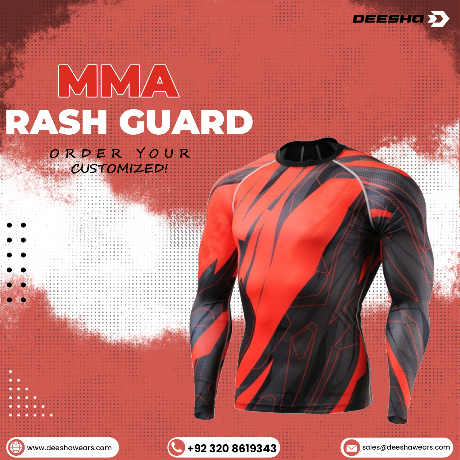 Bjj Rash Guards BRG30 Half Sleeve Sublimation - view 4