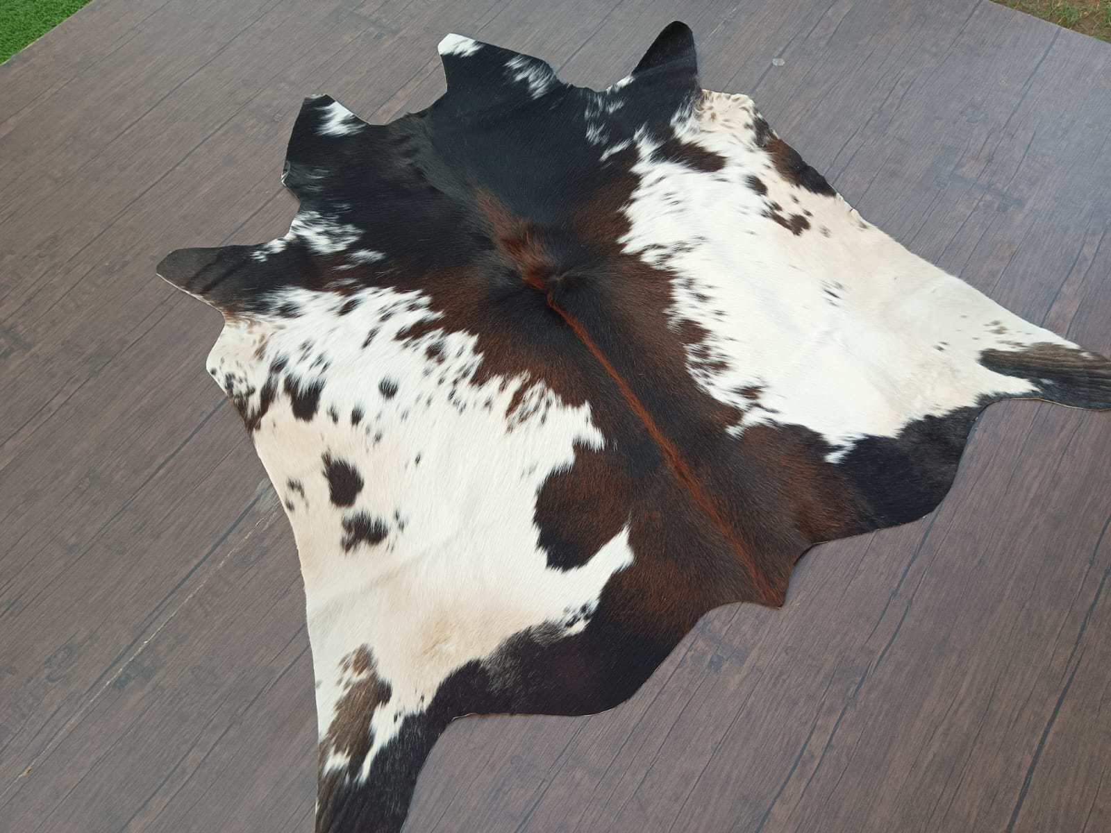 Brazilian Brown Tiger Cowhide Rug Carpet - view 13
