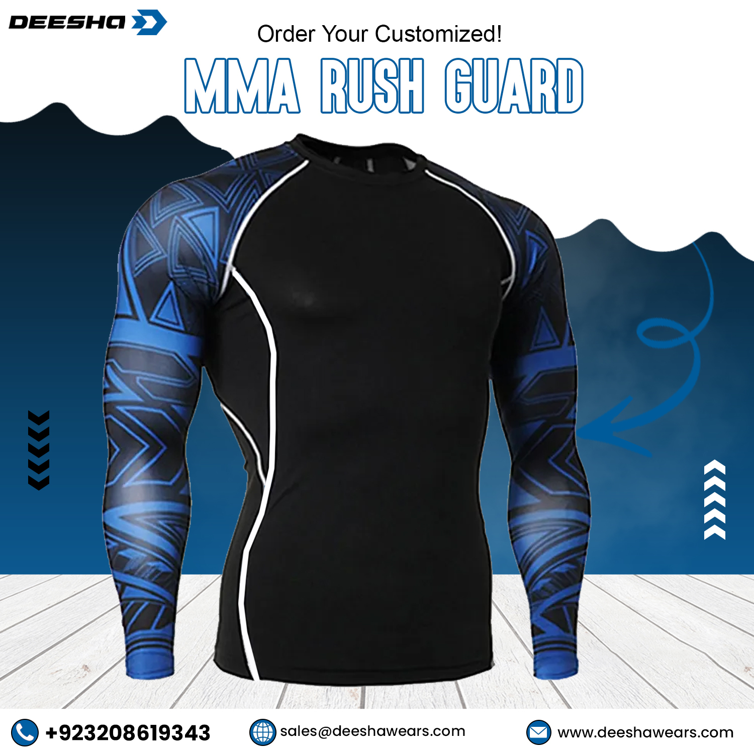 Bjj Rash Guards BRG6 Full Sleeves Sublimation - view 5