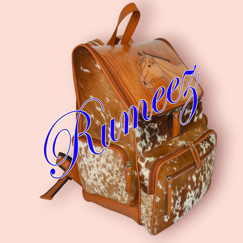Handmade Bagpack Tooled Western Pegasus - view 10