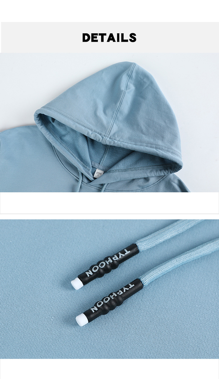 Customised plain qualitative hoodies for men bulk order brushed and unbrushed availability best - view 9