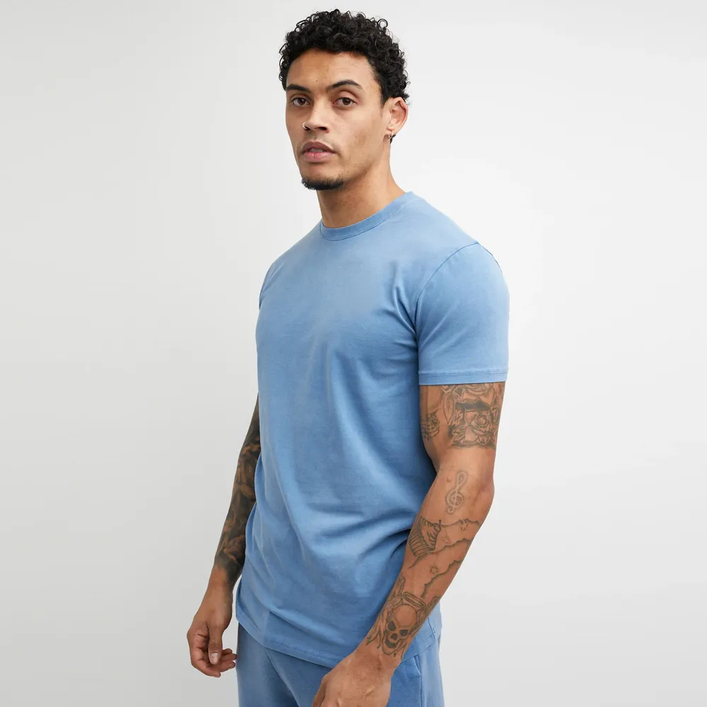  Street Wear Blank Cotton Over sized Slim Fit T-Shirt Heavy T shirt Quality Printing Men T Shirt