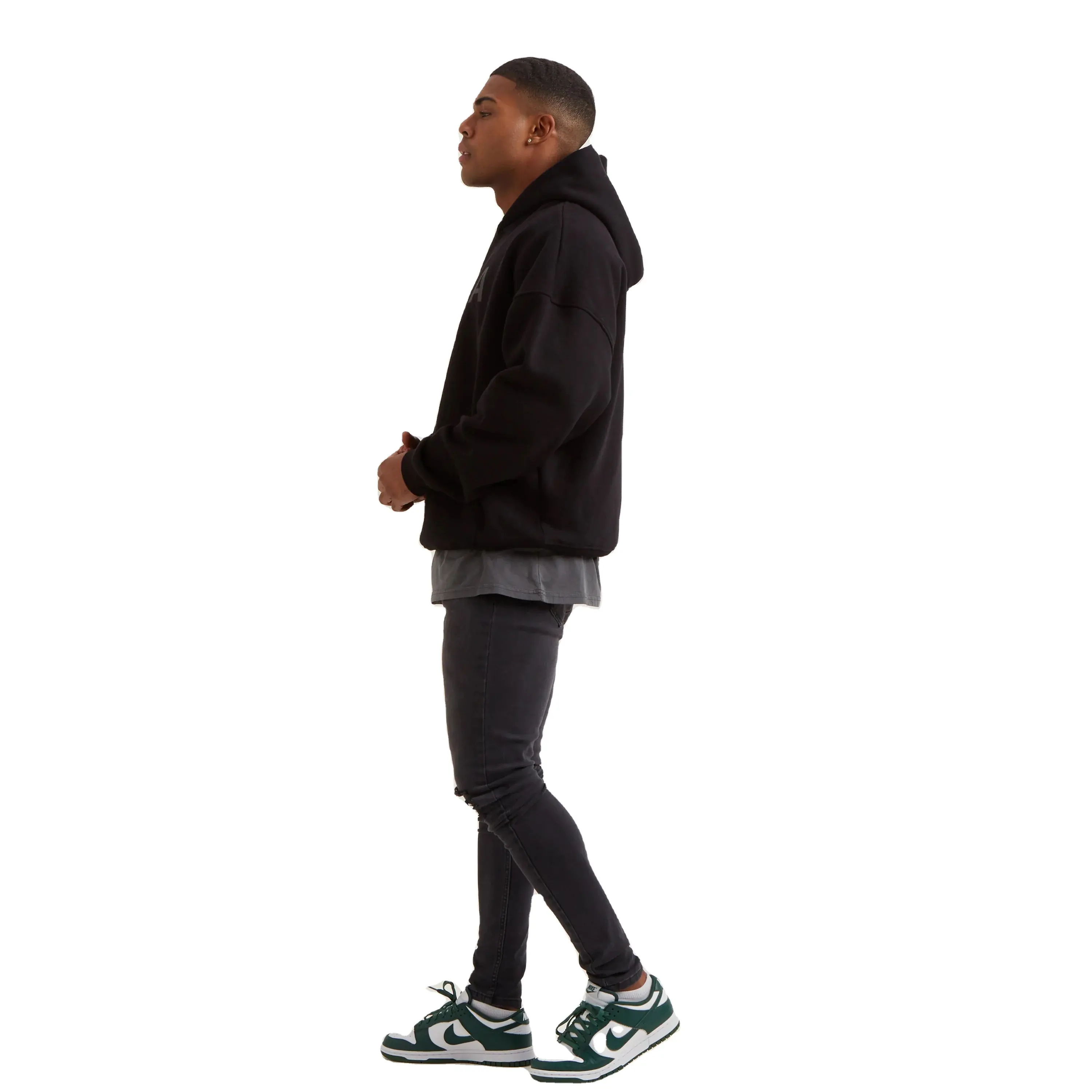 Most Popular Plain Blank Custom Men Hoodies High Quality Embroidery Hoodies For Men 2024 - view 4
