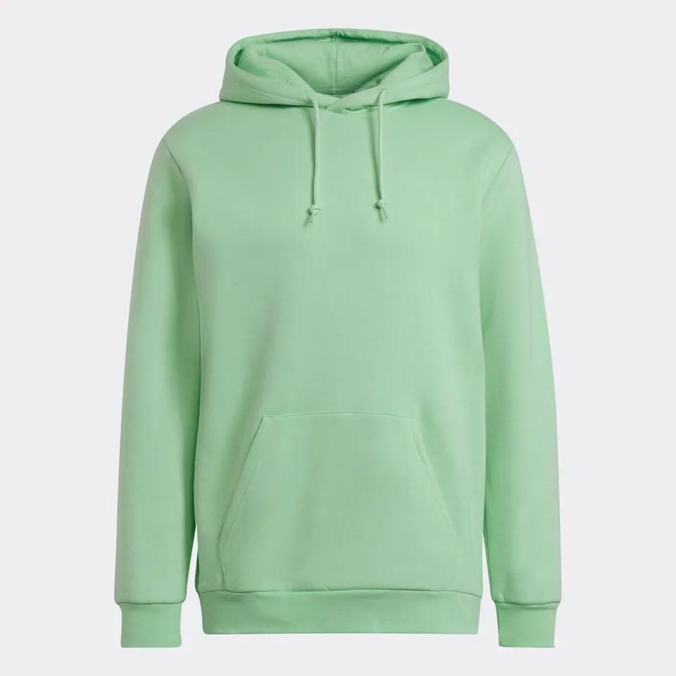 Plain Men's High Quality Cotton Thick Heavy French Terry Pullover Hoodie Custom Drop Shoulder  - view 3