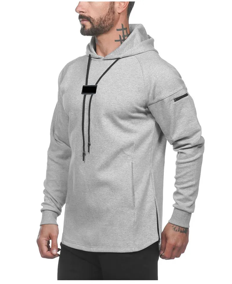 High Quality Men Gym Hoodie Sustainable Comfortable Heavyweight Breathable Custom Hoodie 