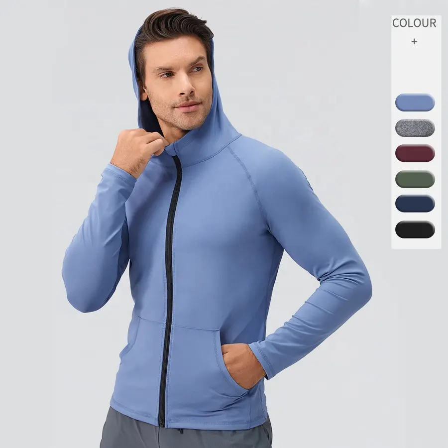Wholesale Oversize Fitness Gym Hoodie Blank High Quality Slim Fit Gym Wear Sport Men Clothing - view 2
