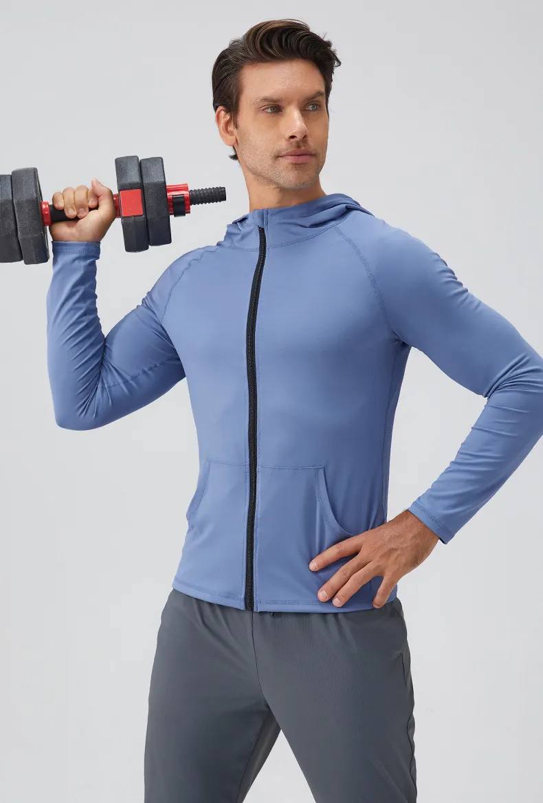 Wholesale Oversize Fitness Gym Hoodie Blank High Quality Slim Fit Gym Wear Sport Men Clothing - view 3