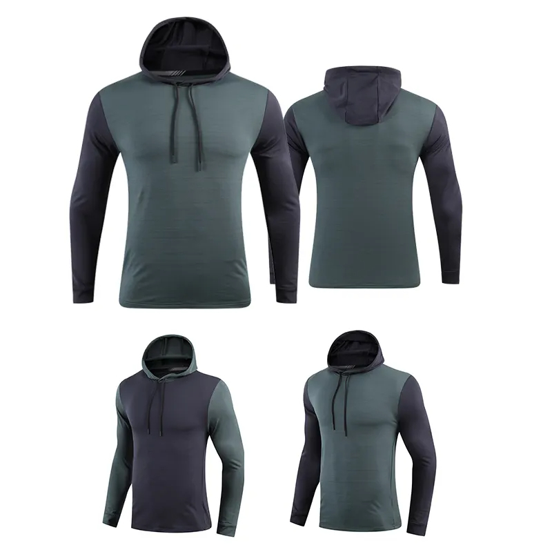 Personal Fashion Design Men Gym Custom Full High Hood Fitness cotton polyester Men Pullover hoodies - view 4