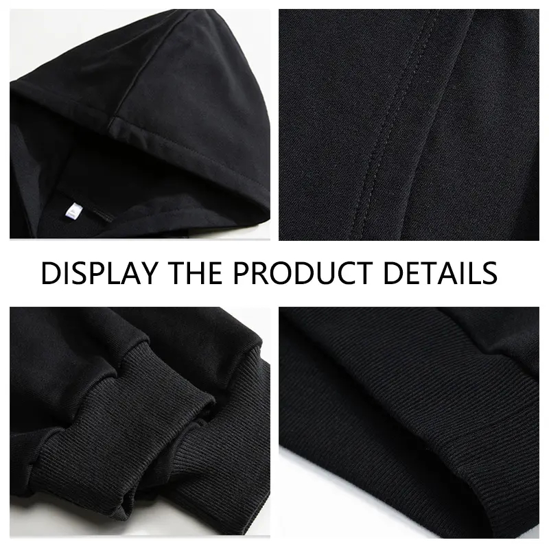 Wholesale Mens Clothing Best Quality OEM Gym Hoodie Custom Printing Mens Sports Hoodies - view 3