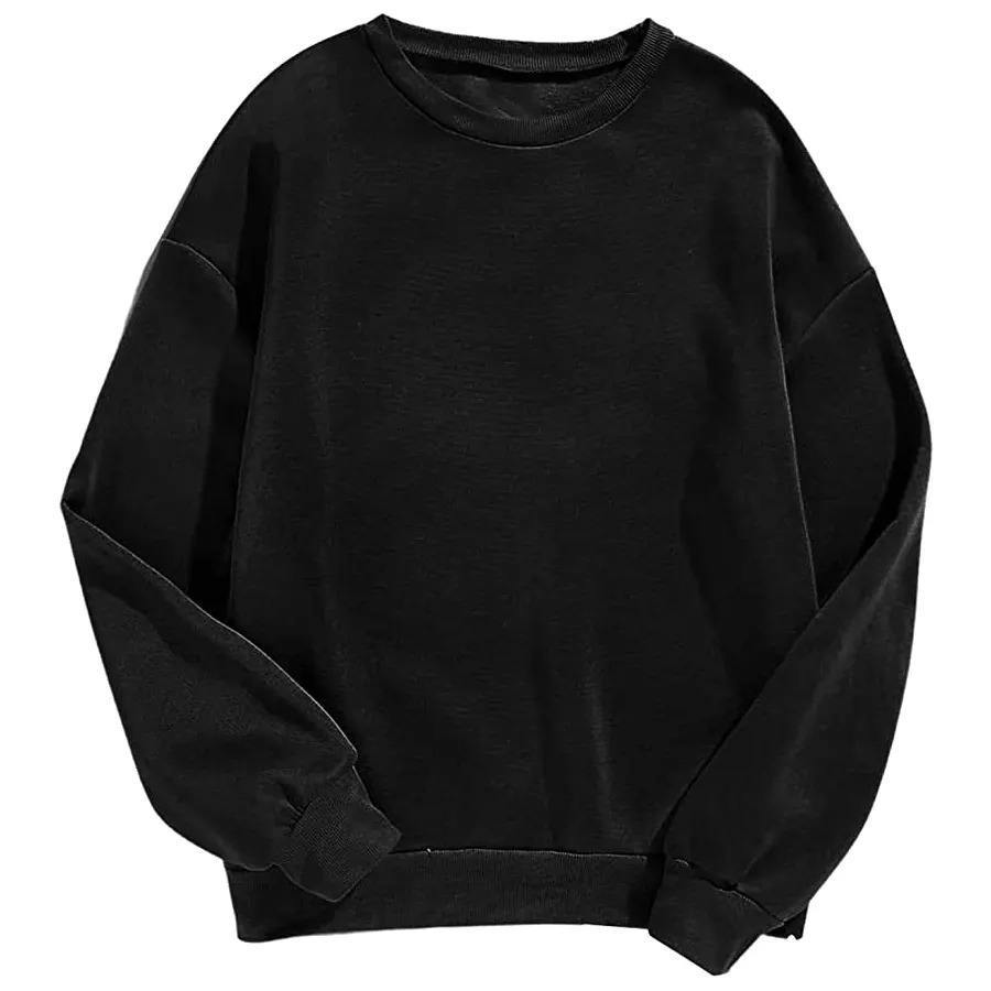 Men Sweatshirts Crewneck Men Cotton Fleece High Quality Made Sweatshirts
