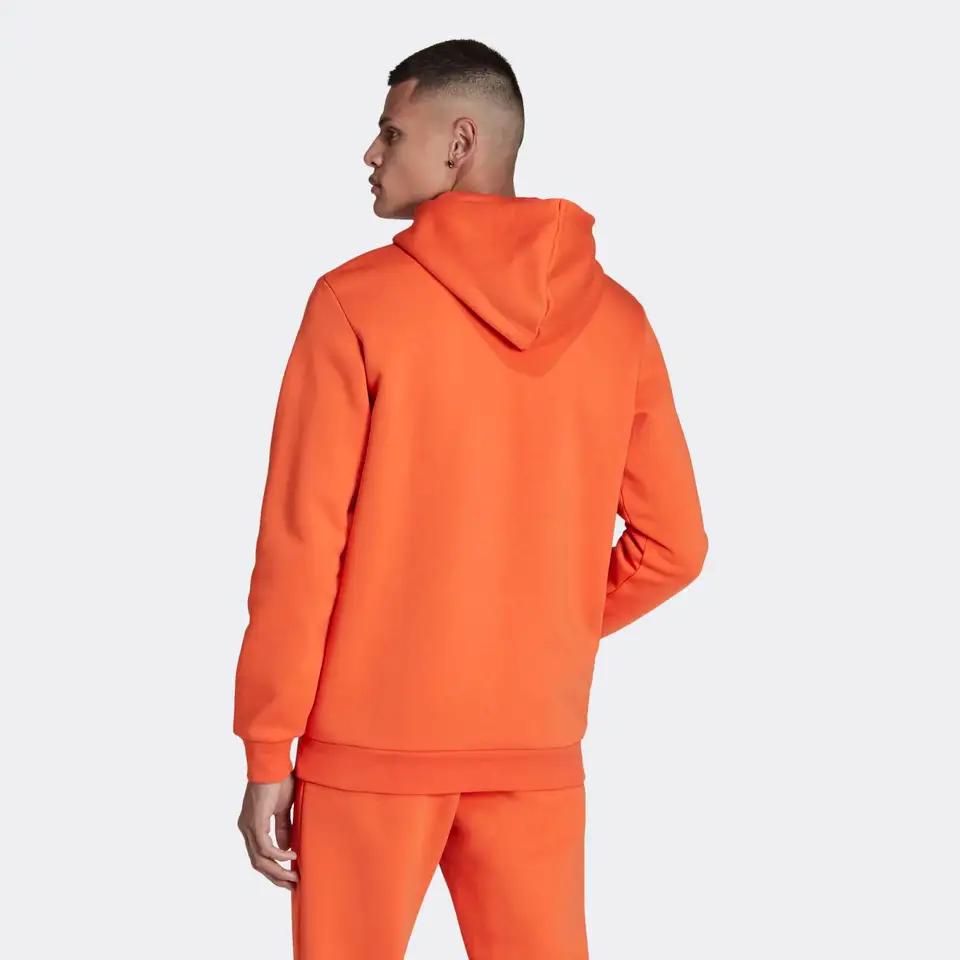 Plain Men's High Quality Cotton Thick Heavy French Terry Pullover Hoodie Custom Drop Shoulder  - view 2