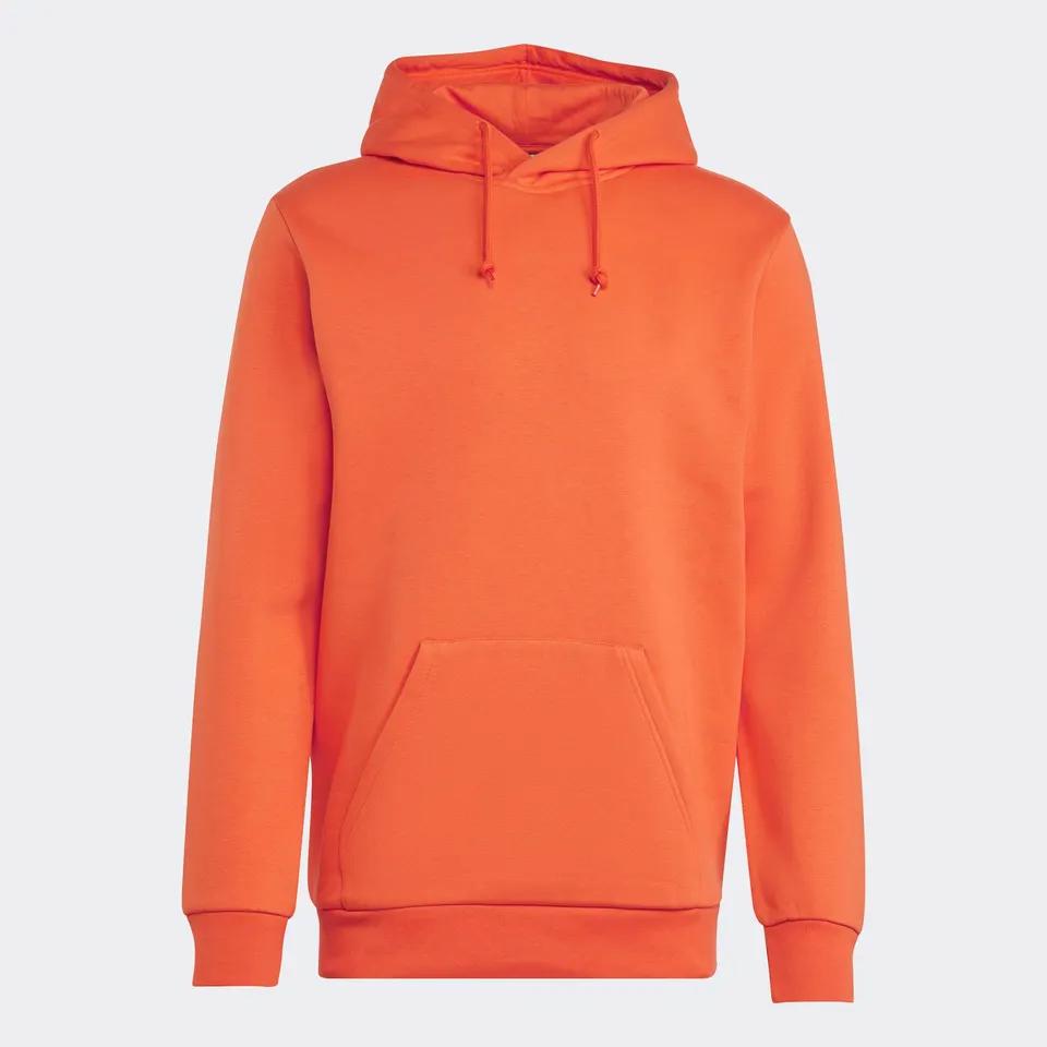 Plain Men's High Quality Cotton Thick Heavy French Terry Pullover Hoodie Custom Drop Shoulder  - view 4