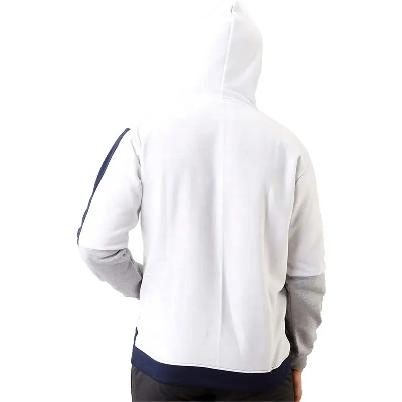 New Arrival Plain Custom Printing Logo Hoodie Cotton Plus Size Blank Men's Fitness Gym Sports  - view 2