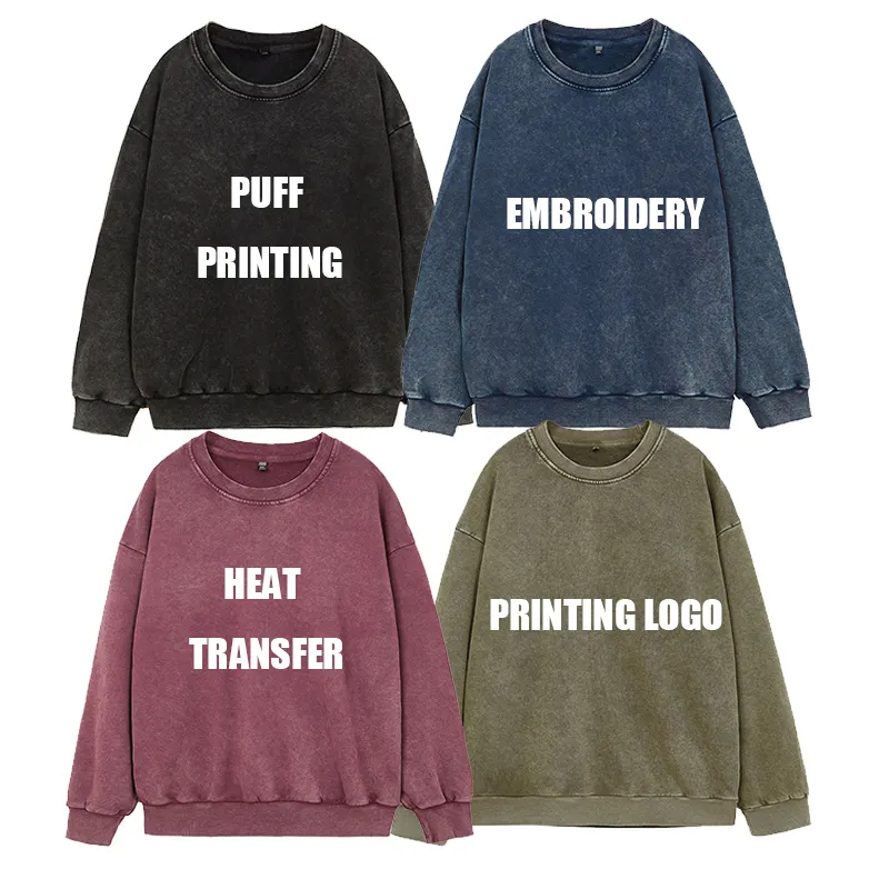 Wholesale Custom Logo Blank Oversized Unisex Cotton Cropped Men Hoodies - view 6