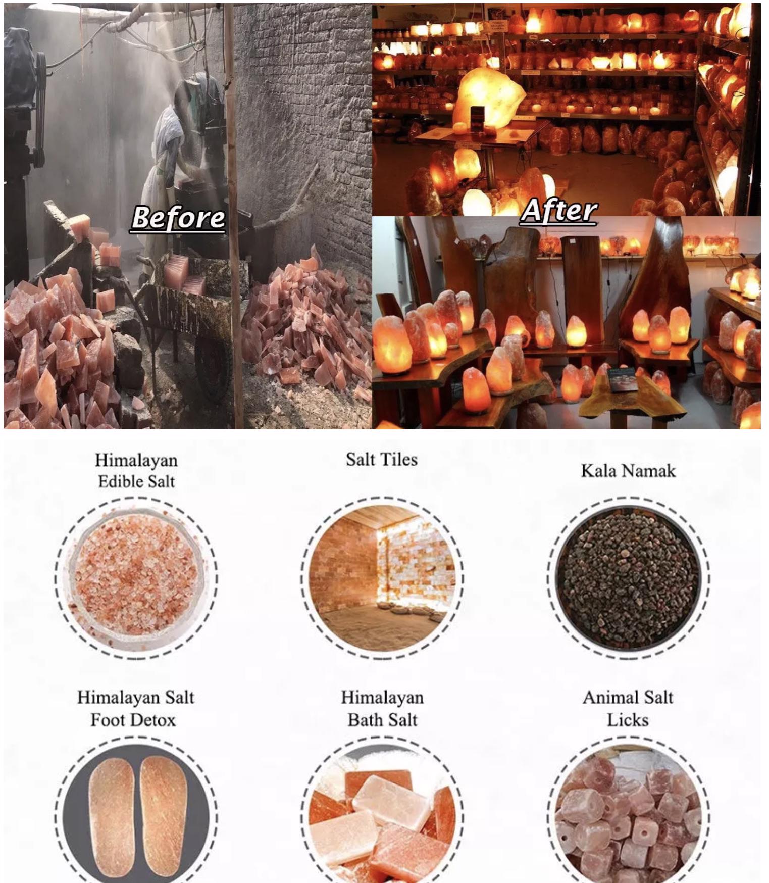 New Product OEM Wholesale LED Hand made Stone Natural Rock Relax aromatherapy Himalaya Salt Lamp - view 6