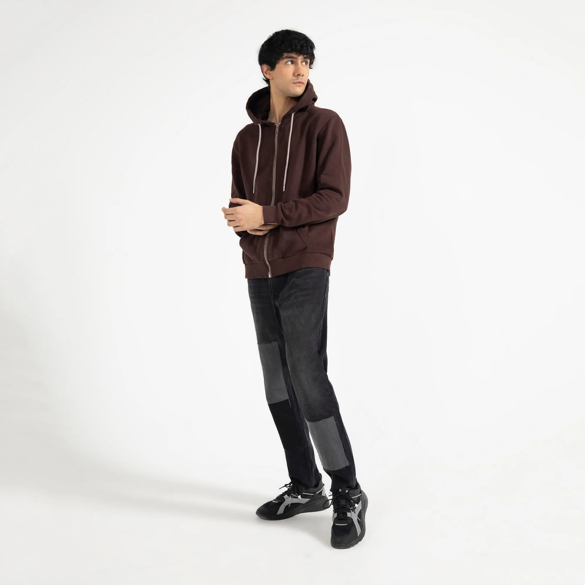 Wholesale High Quality Mens 100% Cotton Fleece Pullover Oversized Custom Heavyweight hoodie  - view 2
