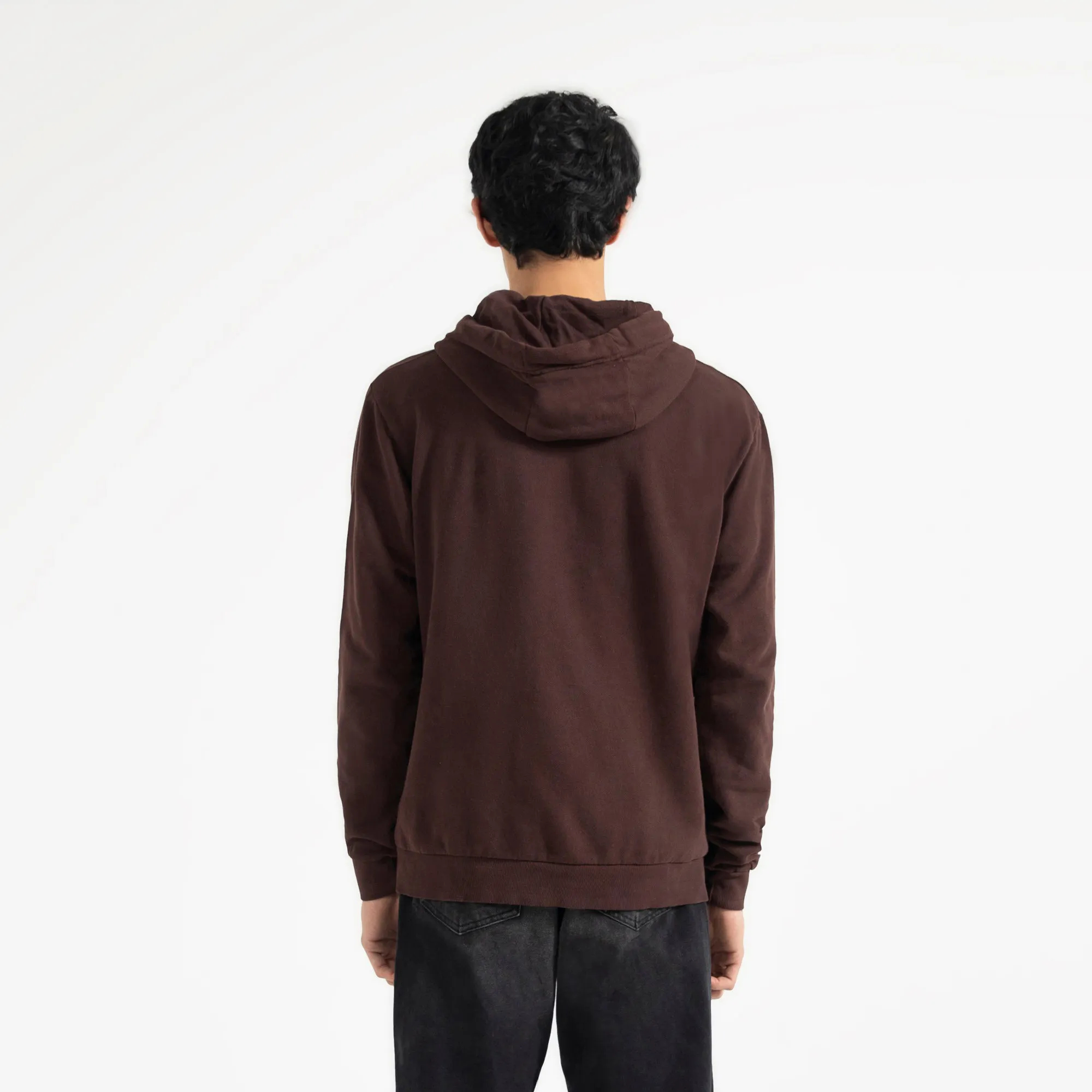 Wholesale High Quality Mens 100% Cotton Fleece Pullover Oversized Custom Heavyweight hoodie  - view 5